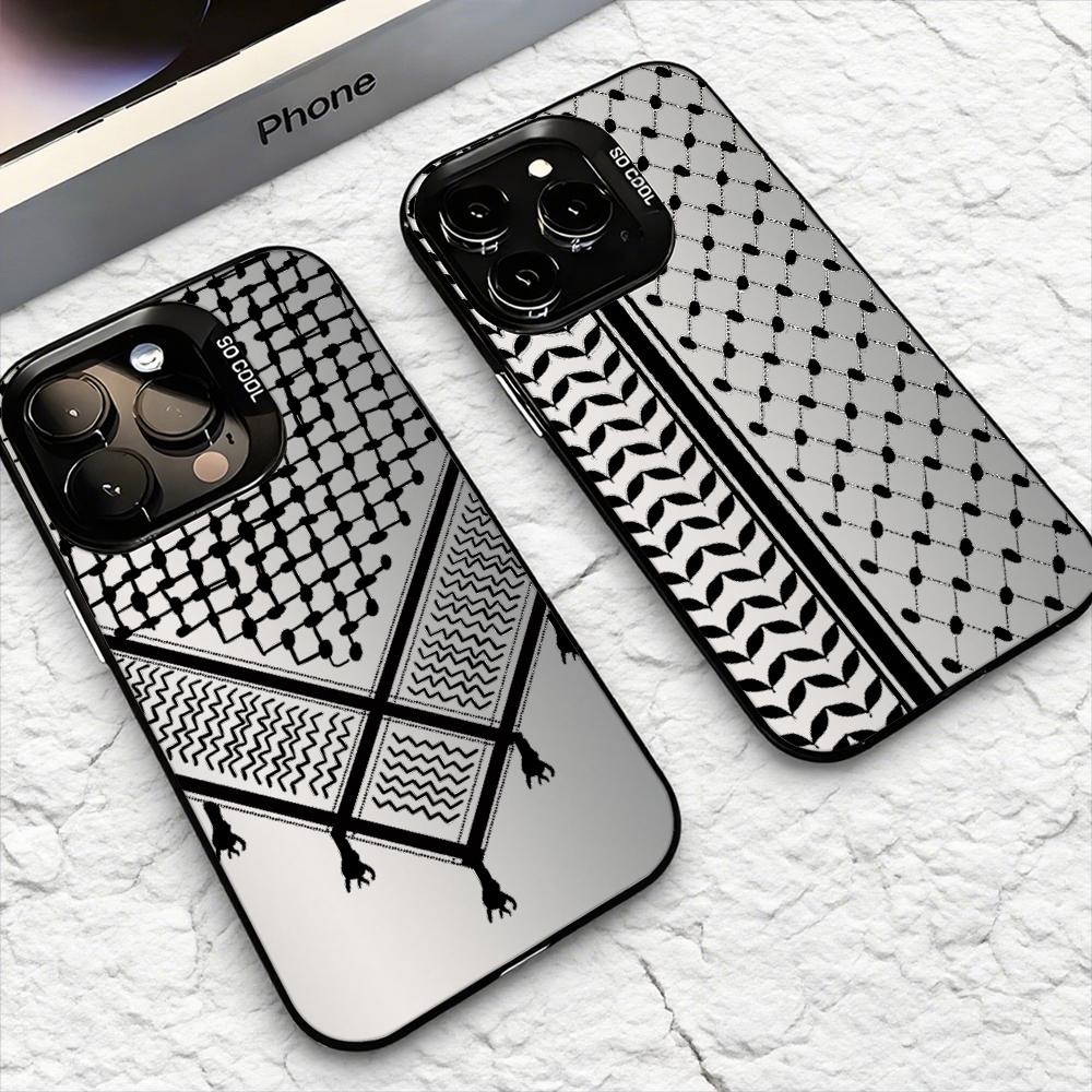 Phone Cases For Iphone 15 - Capa de Telefone Keffiyeh P-Palestina para