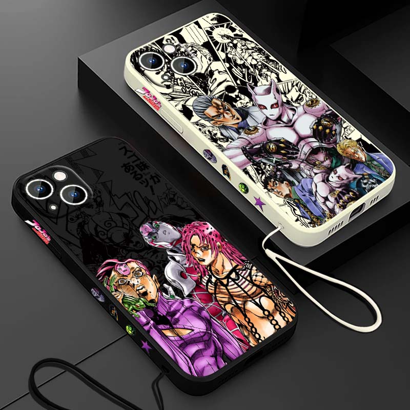 Phone Cases For Iphone 15 - Capa de Celular Líquida com Cordão