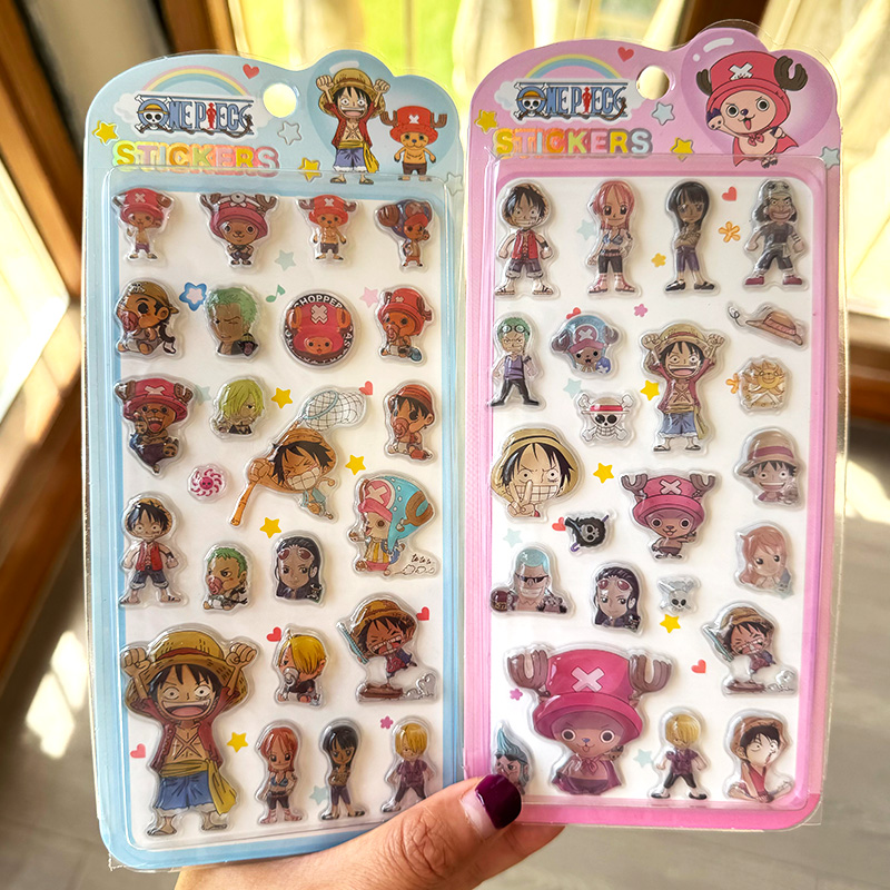 Phone Cases One Piece - Adesivo 3D em relevo de cristal