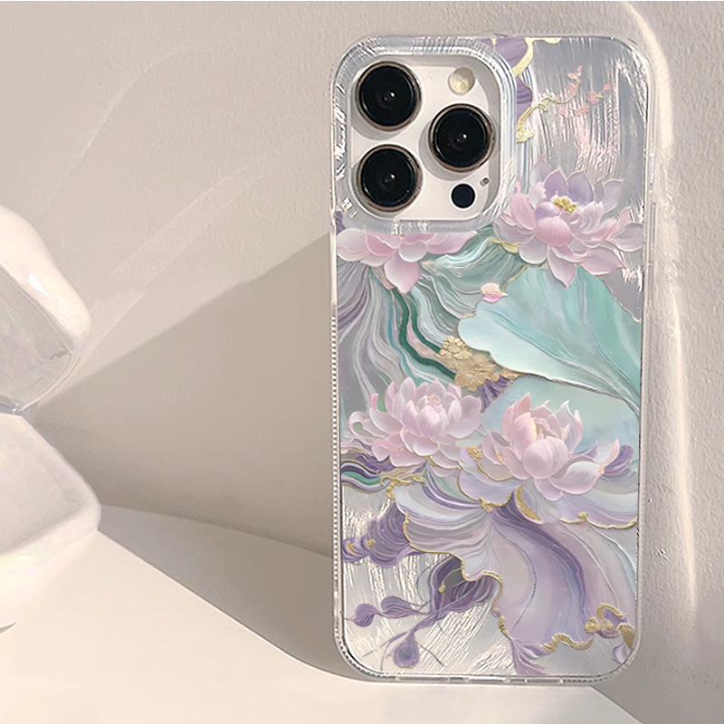 Phone Cases Purple - Capa de Telefone Estética com Estampa
