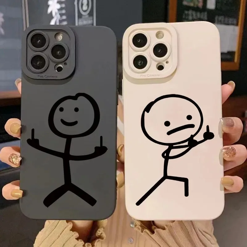 Phone Cases Rugged - Capa de Silicone Fosca com Desenho