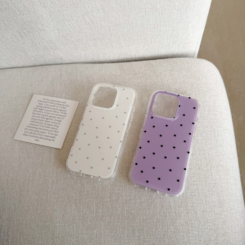 Phone Cases Purple - Capa de Silicone Antichoque Coreana Branca