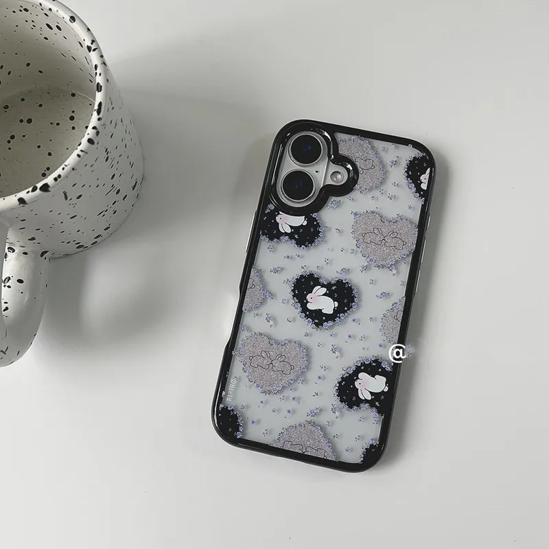 Phone Cases Purple - Capa de Celular Acrílica Estilo Coreano