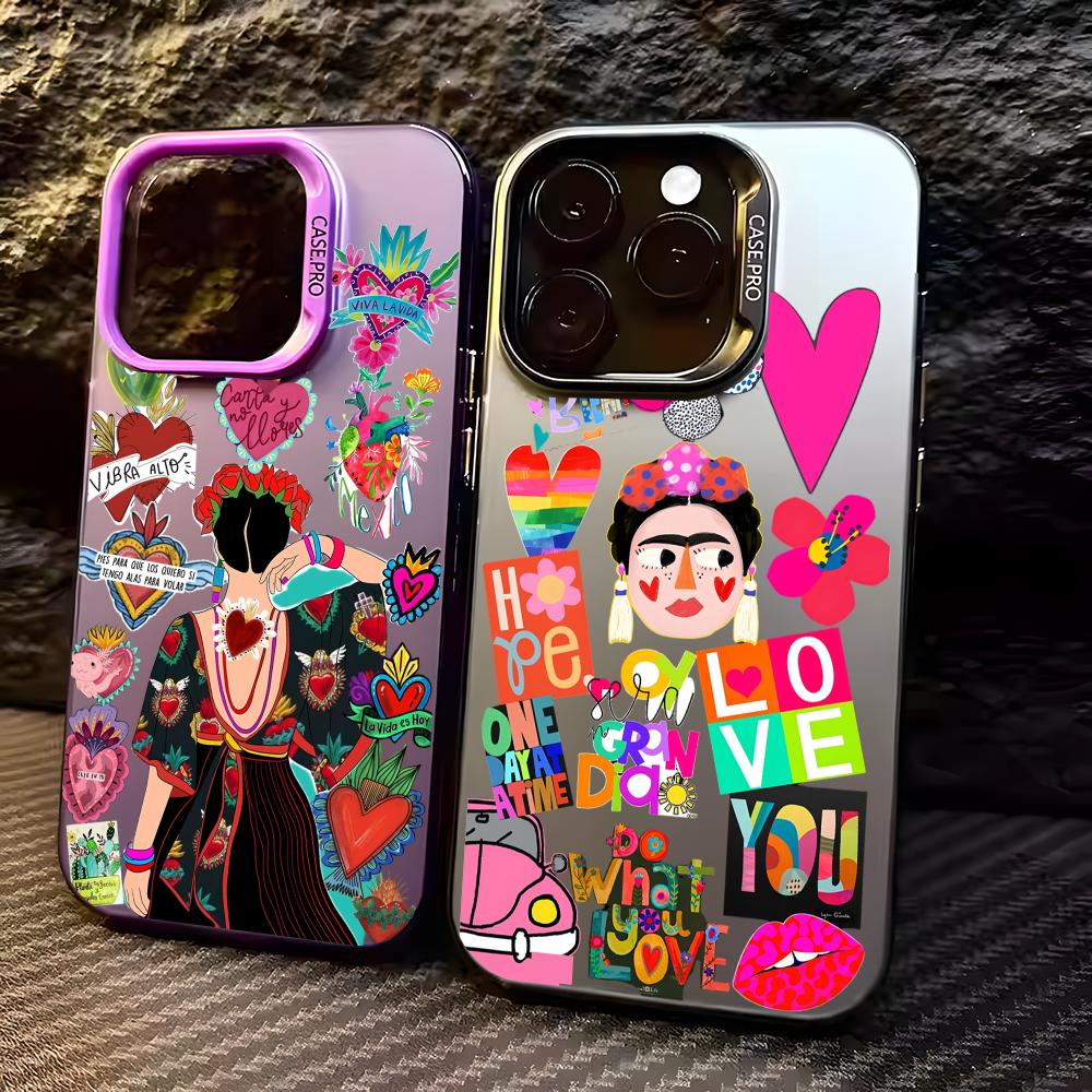 Phone Cases Rugged - Capa de Celular F-frida Kahlo Design