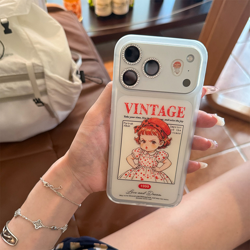 Phone Cases Cute Iphone 13 - Capa de Silicone Antichoque Fosca com