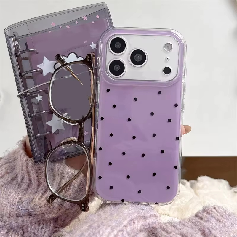 Phone Cases Purple - Capa de Silicone Antichoque Minimalista Estilo