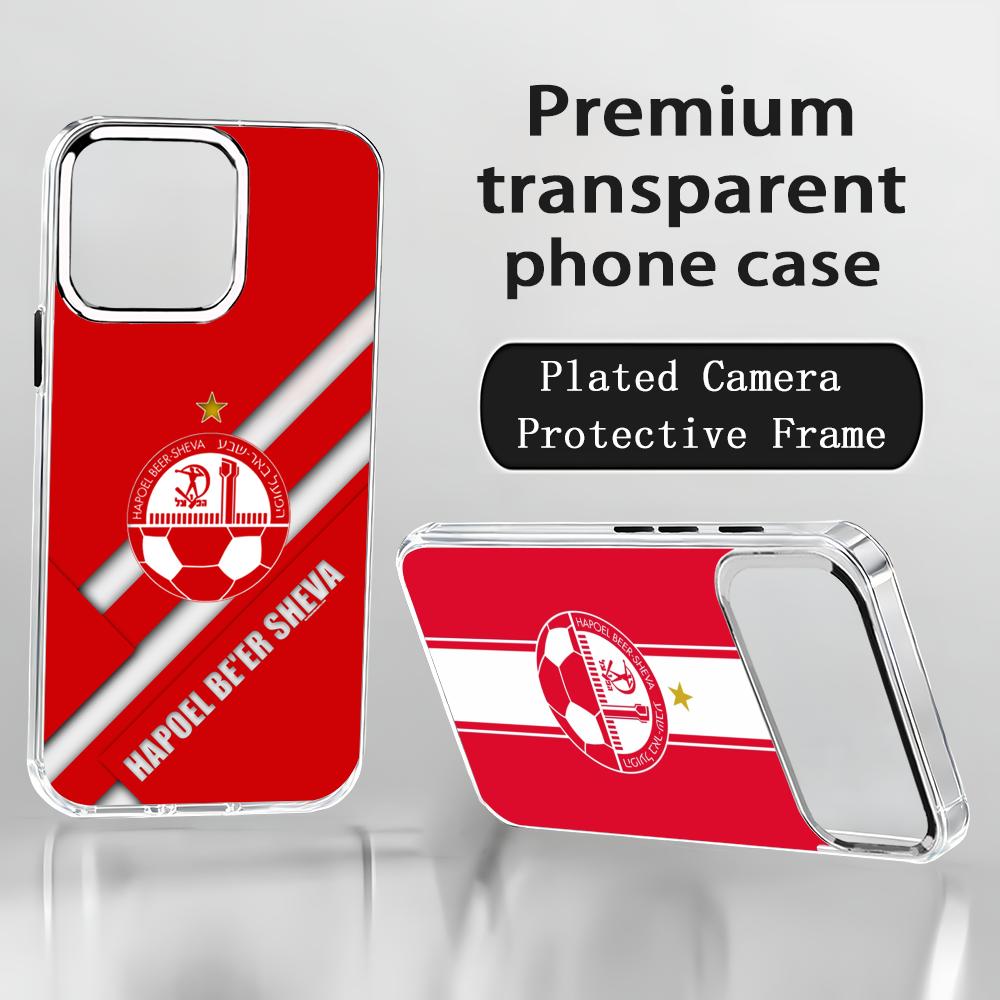 Phone Cases For Iphone 15 - Capa de Celular Transparente H-Hapoel Be'er