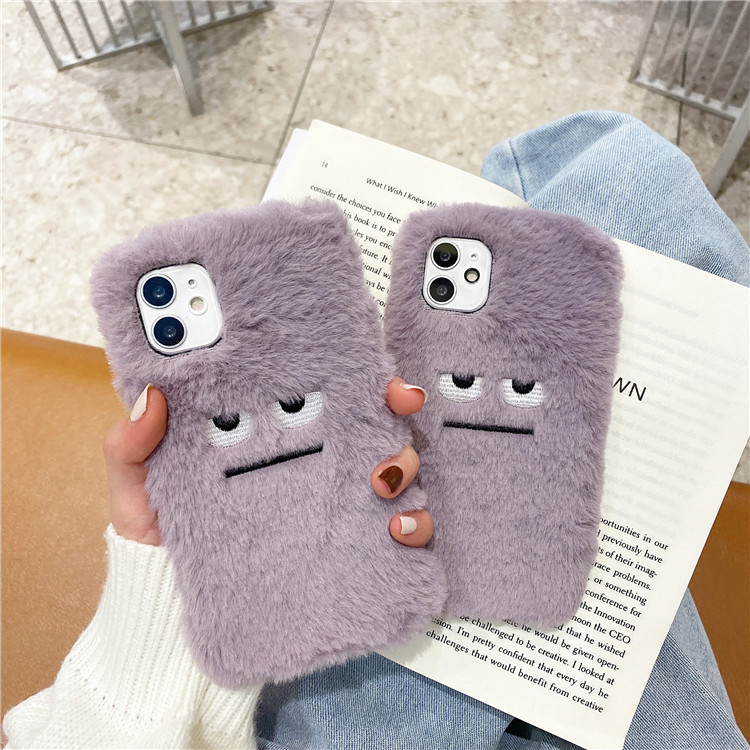 Phone Cases Quirky - Engraçado padrão de pele de pelúcia