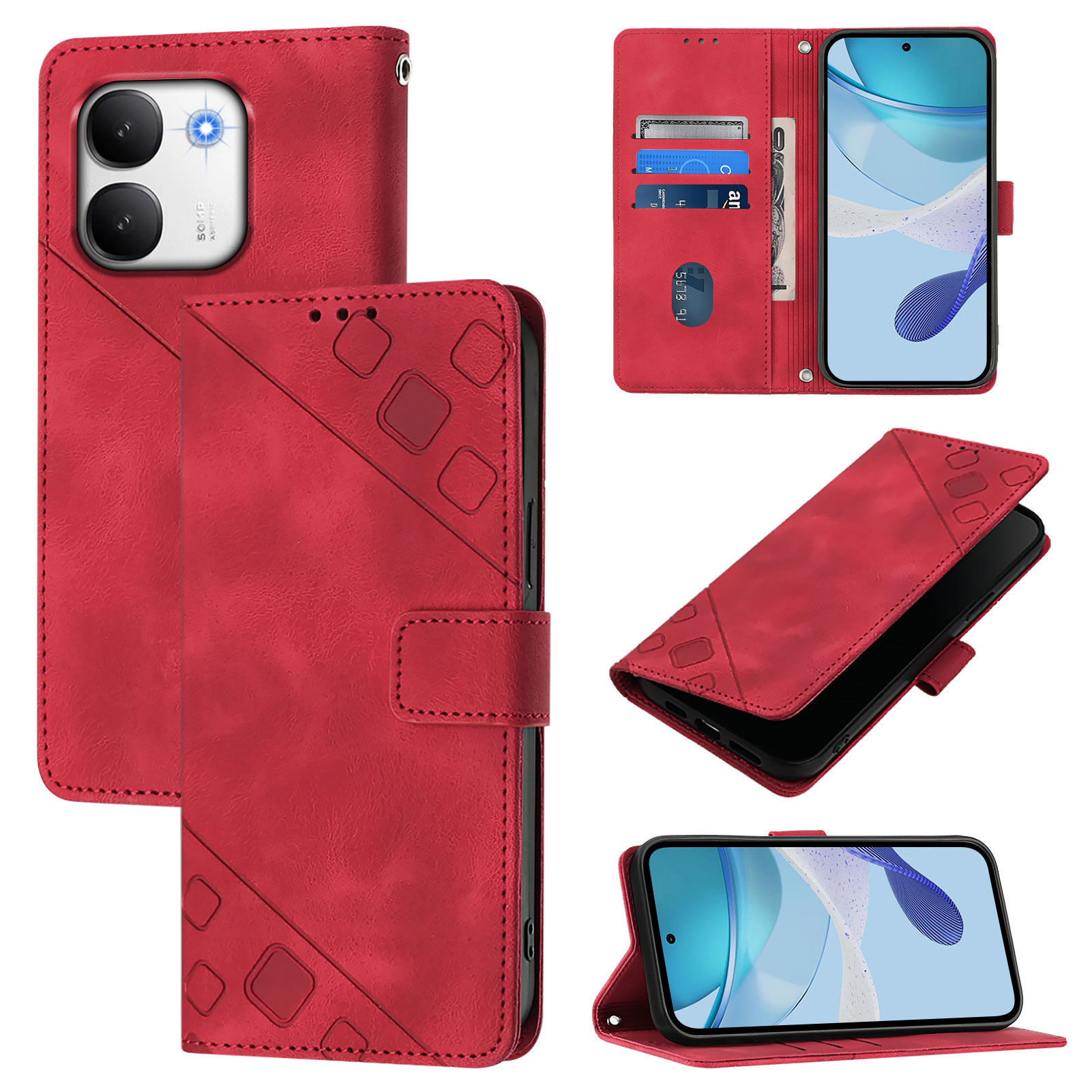 Capa de Telefone de Couro Luxu - Leather Folio Wallet Case avaliação e preço