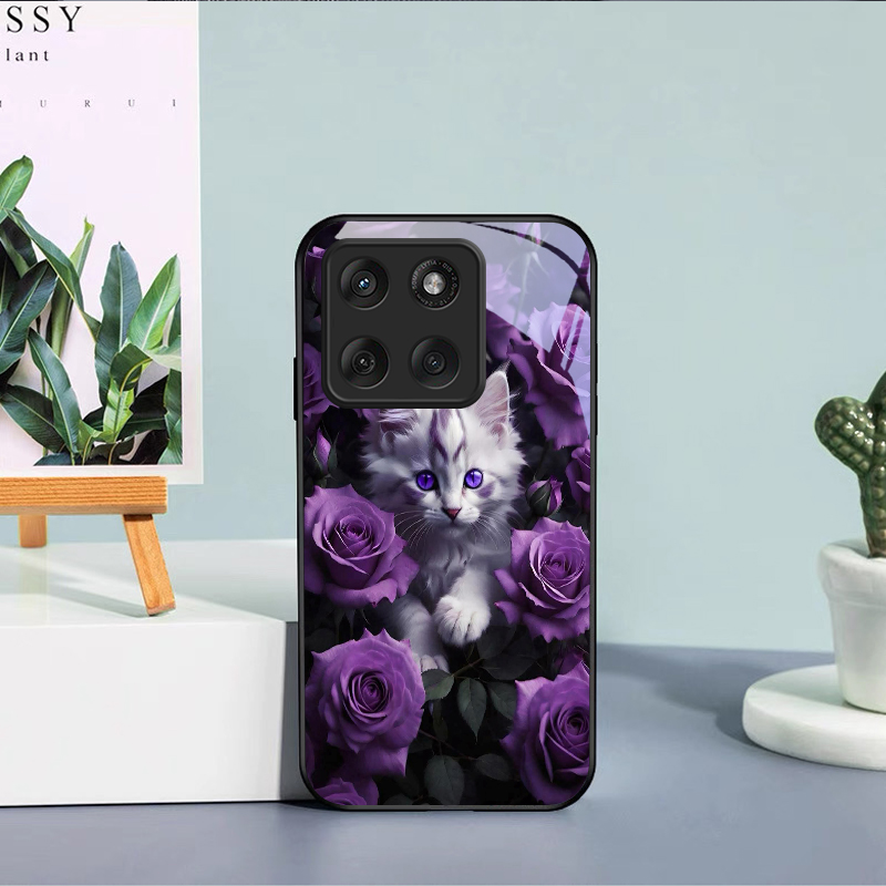 Capa de Telefone de Vidro Pret - Phone Cases Purple avaliação e preço