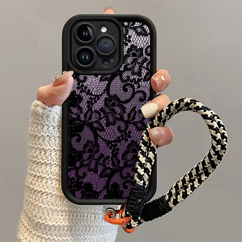 Capa de Telefone com Alça de R - Phone Cases Purple avaliação e preço
