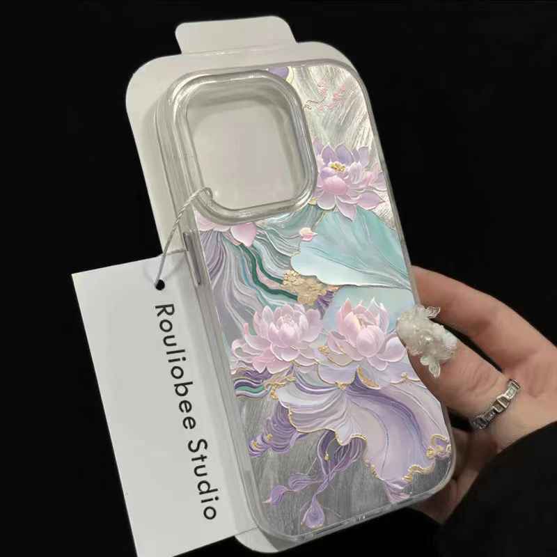 Capa de Telefone Estética com  - Phone Cases Purple avaliação e preço