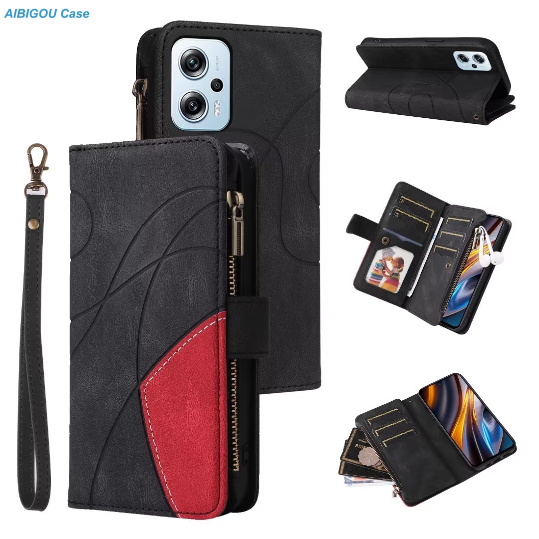 Capa de Couro Luxuosa com Zípe - Leather Folio Wallet Case avaliação e preço