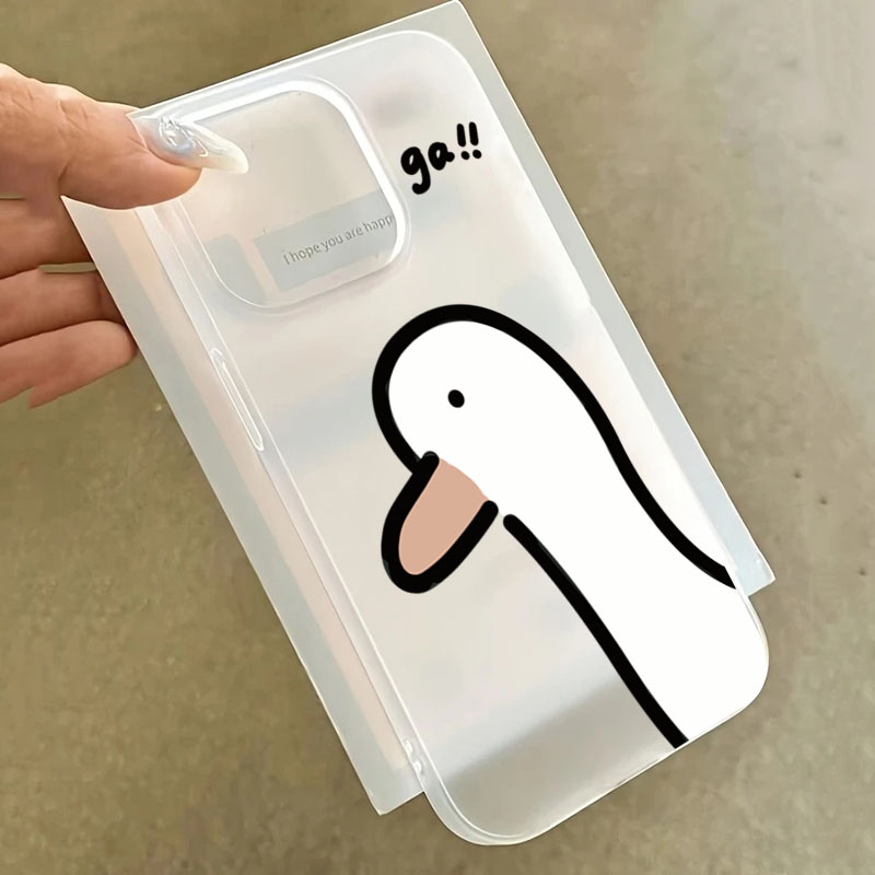 Super bonito pato quack fosco  - Phone Cases Cute Iphone 13 avaliação e preço