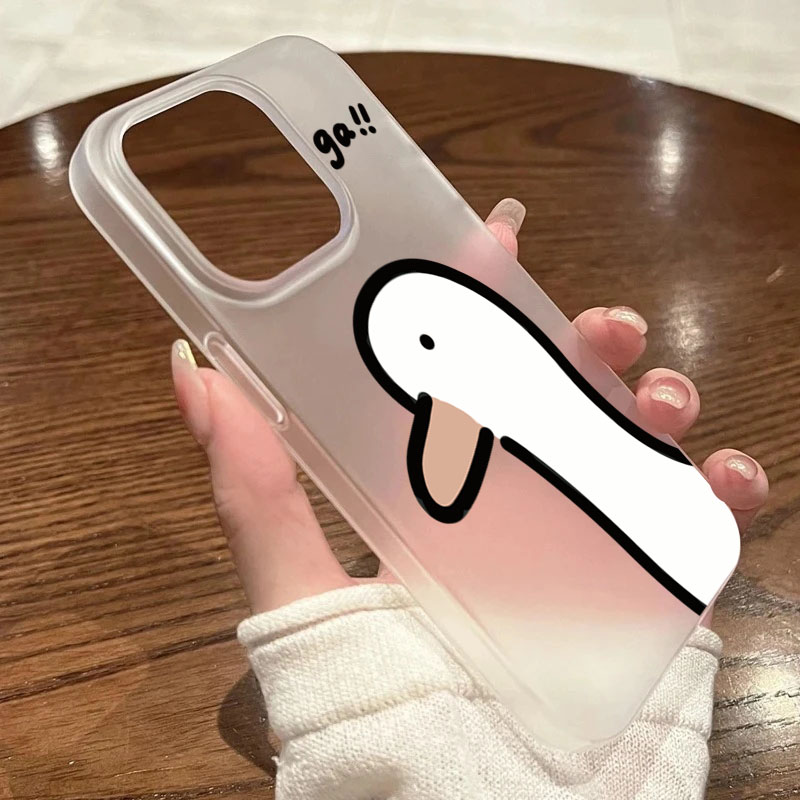 Super bonito pato quack fosco  - Phone Cases Cute Iphone 13 avaliação e preço