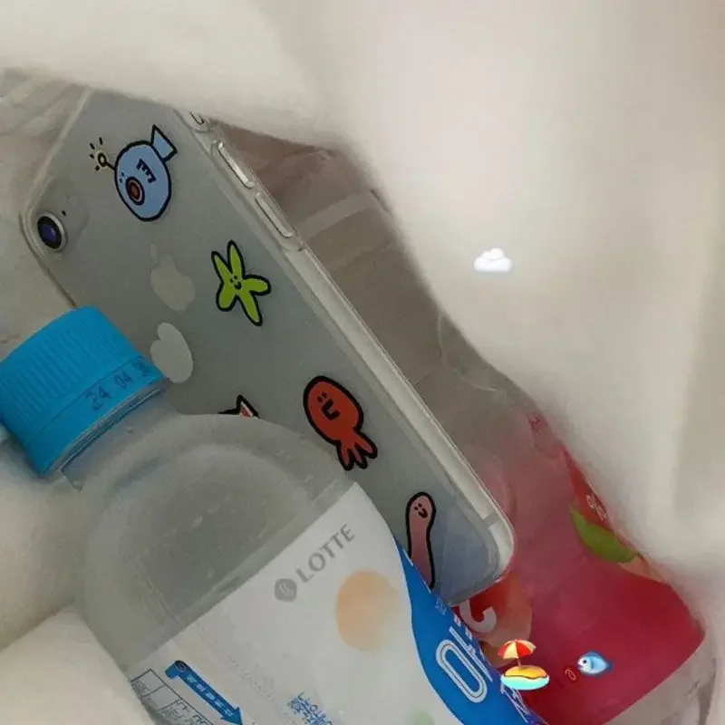 Ins kawaii oceano criaturas bo - Phone Cases Cute Iphone 13 avaliação e preço