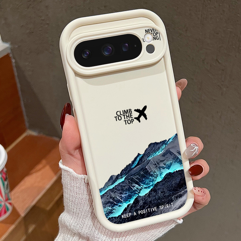 Avião neve montanha padrão cas - Phone Cases Google Pixel 9A avaliação e preço