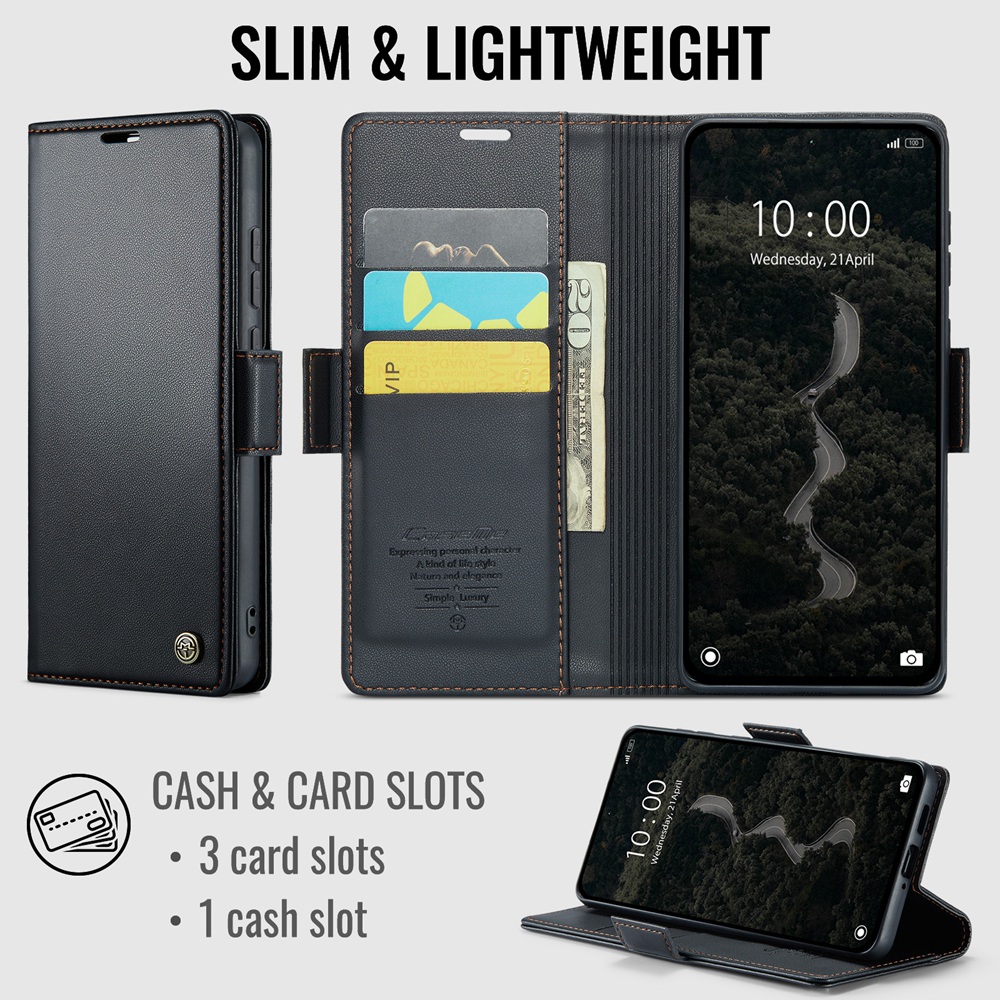 Capa para Redmi Note 17 5G/4G, - Leather Folio Wallet Case avaliação e preço