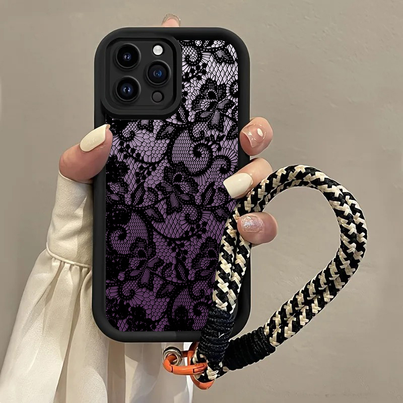 Capa de Telefone Preta Roxa co - Phone Cases Purple avaliação e preço