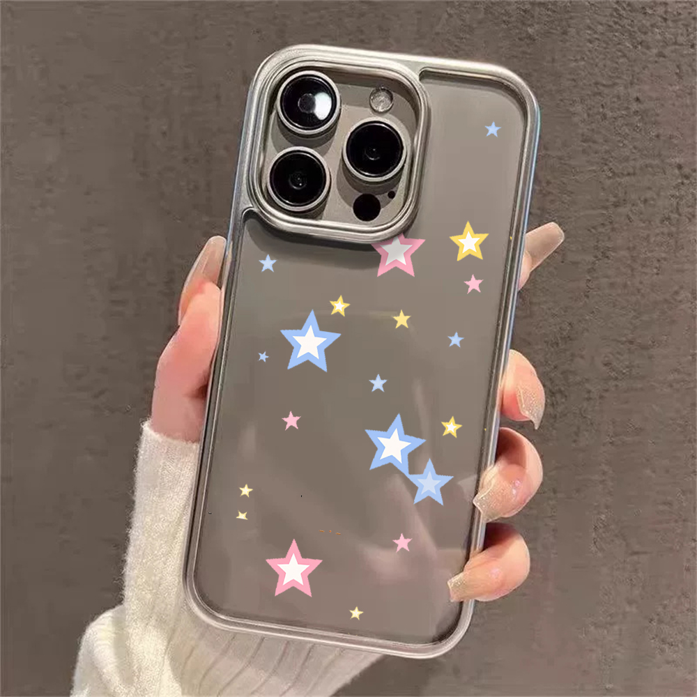 Capas Transparentes Y2K Stars  - Phone Cases For Iphone 15 avaliação e preço
