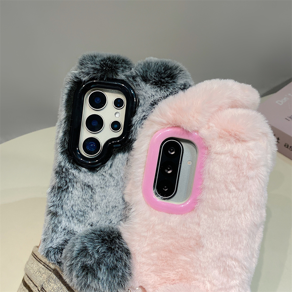 Bonito orelhas de coelho fofo  - Phone Cases Holder avaliação e preço